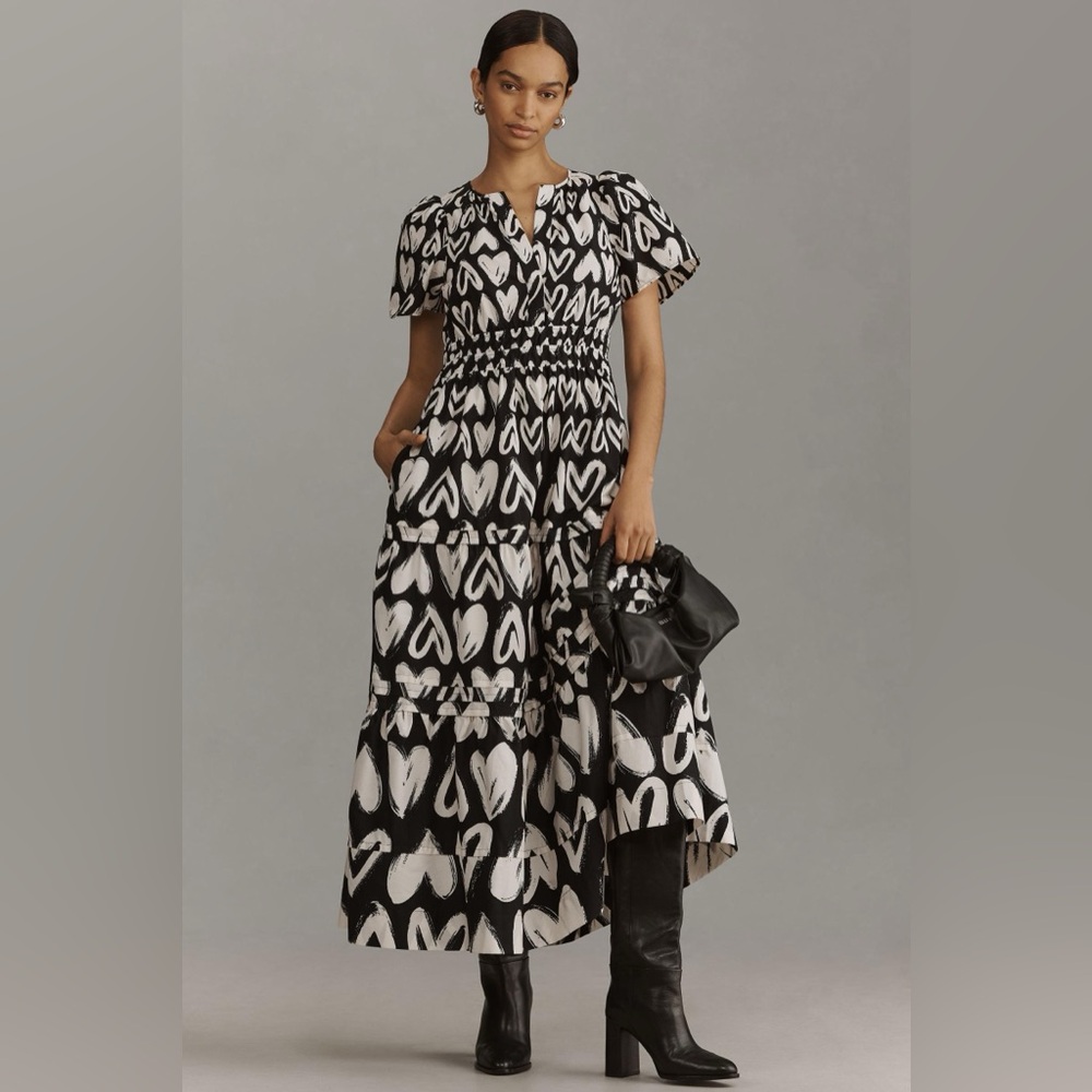 The Somerset Hearts Maxi Dress - Picture 2 of 14